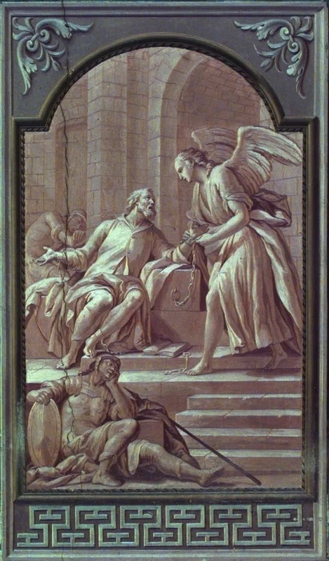 Vincenzo Angelo Orelli-186-San Pietro liberato dal carcere
